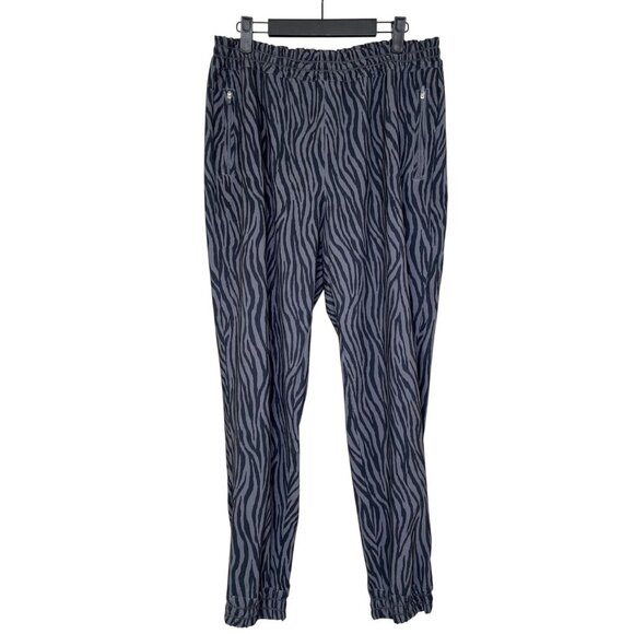 Tommy Bahama IslandZone Alicia Zebra Joggers Gray Black Women’s M Travel Pants - Picture 6 of 15